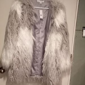 Brand new,, never worn Beautiful shag coat